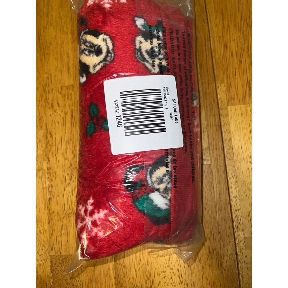 Mickey Mouse Baby and Toddler Christmas Faux Sherpa Top and Joggers Set, 2-Piece - Picture 6 of 7